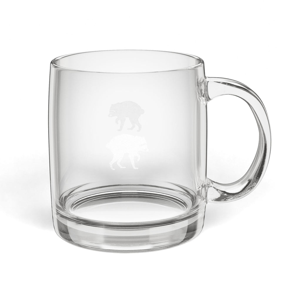 Jimothy Glass Coffee Mug, 12.25oz (Engraving)