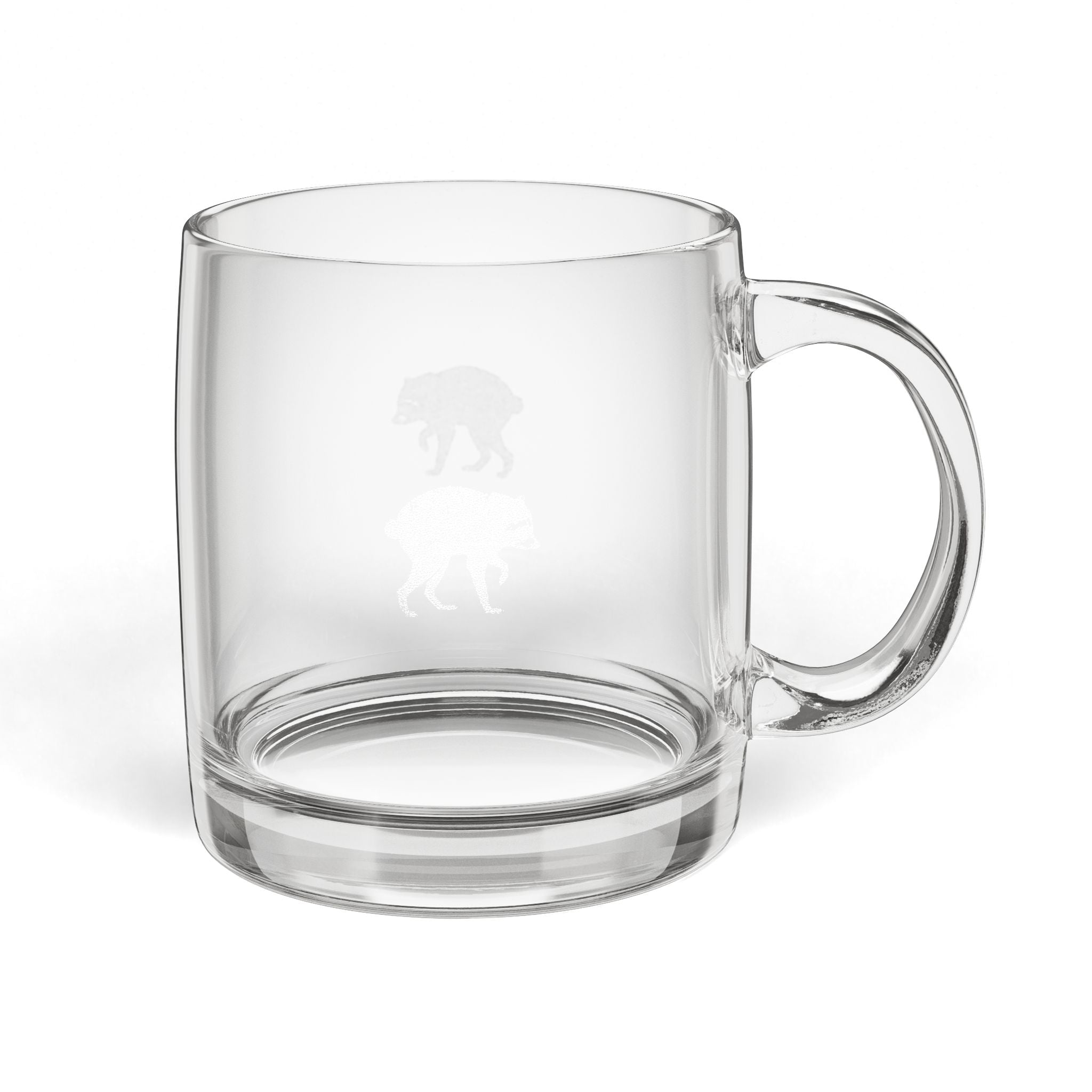 Jimothy Glass Coffee Mug, 12.25oz (Engraving)