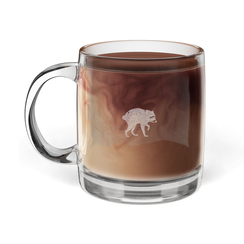 Jimothy Glass Coffee Mug, 12.25oz (Engraving)