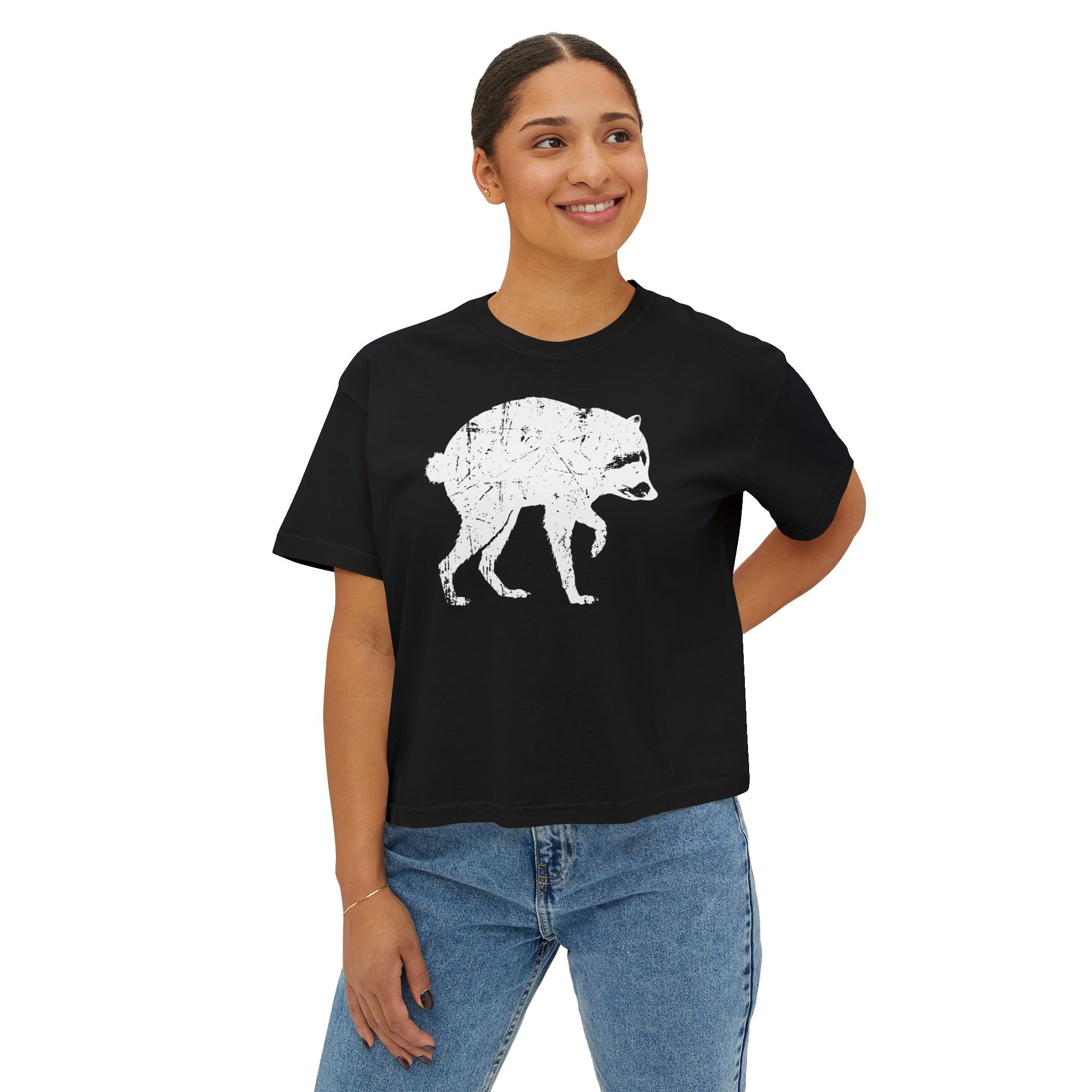 Jimothy Boxy Crop Tee