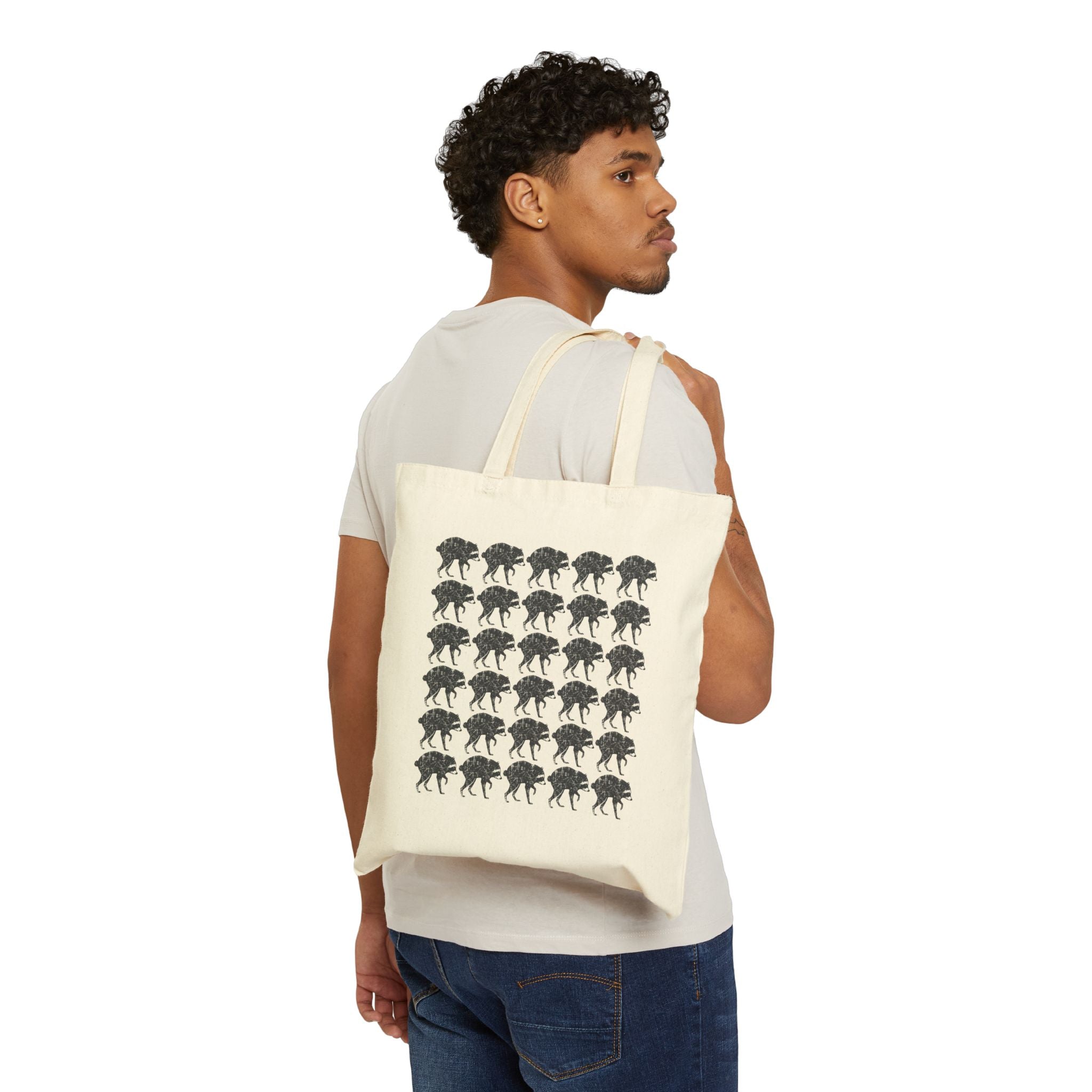 Jimothy Cotton Canvas Tote Bag