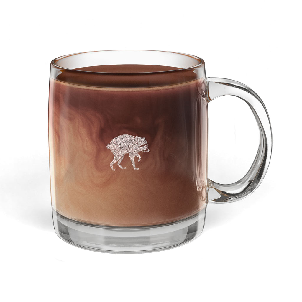 Jimothy Glass Coffee Mug, 12.25oz (Engraving)