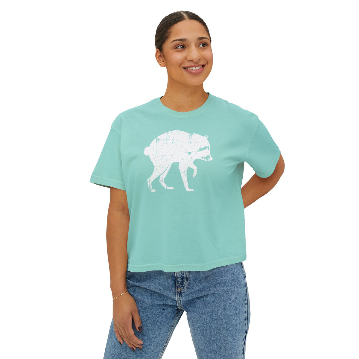 Jimothy Boxy Crop Tee